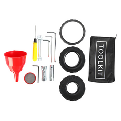 38cc 4-Stroke Petrol Post Driver with Carry Case & 3 Piling Sleeves-Off Grid Living Supplies Australia