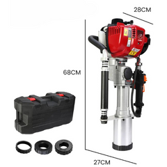 38cc 4-Stroke Petrol Post Driver with Carry Case & 3 Piling Sleeves