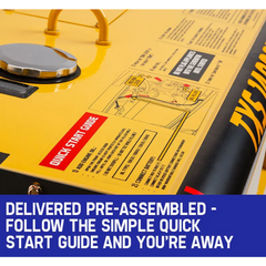 7kW Peak / 5kW Rated Commercial Diesel Generator with Electric Key Start, 1 x 20A 415V 3-Phase & 3 x 15A 240V Outlets