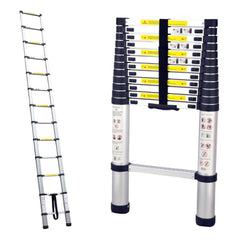 3.8m Foldable Telescopic Ladder + Carry Bag-Off Grid Living Supplies Australia