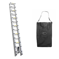 3.8m Foldable Telescopic Ladder + Carry Bag-Off Grid Living Supplies Australia