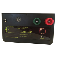 3km Solar Electric Fence Energiser Charger - Thunderbird Eclipse 3000-Off Grid Living Supplies Australia