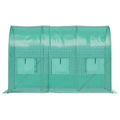 3m x 2m x 2m Walk-In Tunnel Greenhouse with Galvanised Frame & Waterproof Cover-Off Grid Living Supplies