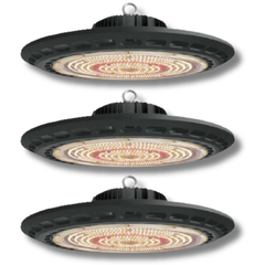 3x 100W Full Spectrum UFO LED Grow Lights High Output-Off Grid Living Supplies