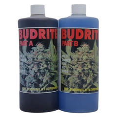 3x 1L A&B Growth & Flowering Nutrient with Add Bud Enhancer for Hydroponics - Budrite-Off Grid Living Supplies