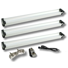 3x 3FT 36W 6400K LED Grow Lights for Microgreens-Off Grid Living Supplies