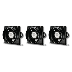 3x 4" Inline Axial Fans for Grow Tent Ventilation or Exhaust-Off Grid Living Supplies