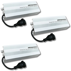 3x 600W Digital Ballasts for HPS / MH Lamps-Off Grid Living Supplies