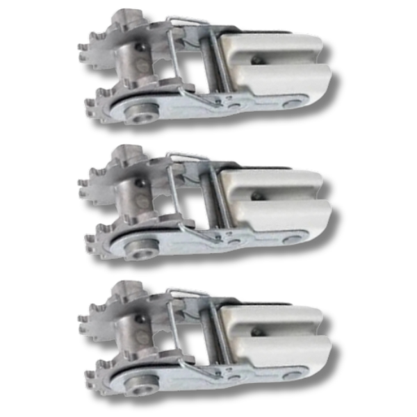 3x Porcelain Ratchet Wire Strainers Bullnose Design for Electric Fence-Off Grid Living Supplies Australia