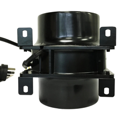 4" / 100mm Inline Axial Fan 60W with Temperature & Humidity Controller-Off Grid Living Supplies