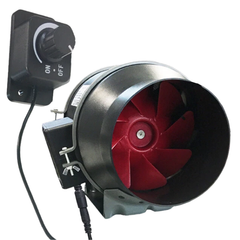 4" 100mm Inline Duct Fan with Speed Controller & Ventilation Kit-Off Grid Living Supplies