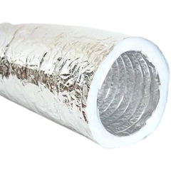 4" / 5" / 6" / 8" Polyester Insulated Ducting 5m for Air-Con or Grow Tents-Off Grid Living Supplies