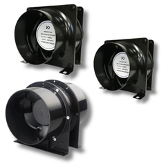 4" 5" 6" Inline Exhaust or Intake Fan for Grow Tent Cooling-Off Grid Living Supplies