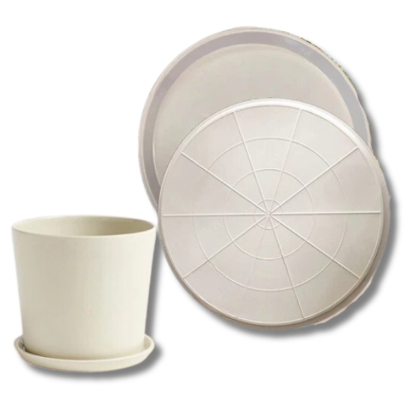 4 / 6 / 10 Pack Plastic Round Plant Pot Saucers 630mm-Off Grid Living Supplies