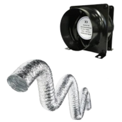 4" & 6" Inline Fan Ventilation Kit with Ducting for Grow Tents-Off Grid Living Supplies