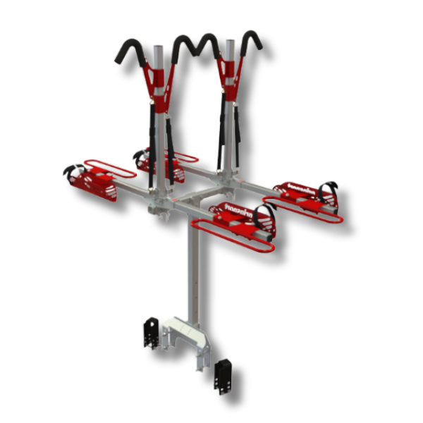 4 Bike Van Rack Tall Bolt On Kit-Off Grid Living Supplies Australia
