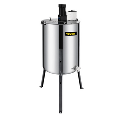 4 Frame Electric Honey Extractor with 120W Motor & 2 Clear Lids-Off Grid Living Supplies Australia