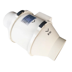4" Inline Duct Fan with Low Noise Ventilation Hose & Clamp Kit-Off Grid Living Supplies