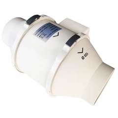 4" Inline Fan with Two Speed Control, Carbon Filter & Ducting Ventilation Kit-Off Grid Living Supplies