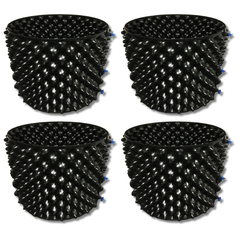 4 Pack Air Grow Rocket Pots 30x30cm with Solid Auto Feeding Base Root Control-Off Grid Living Supplies