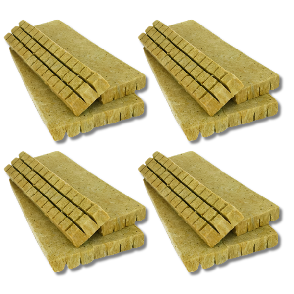 4 Pack Rockwool Wool Sheets 98 Cell Propagation Blocks - Grodan-Off Grid Living Supplies