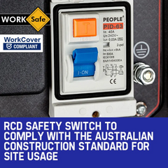 4.2kW Peak / 3kW Rated Single Phase Portable Petrol Generator