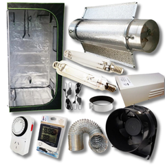 400W MH / HPS Grow Light Tent Kit with 6" Cool Tube Reflector-Off Grid Living Supplies