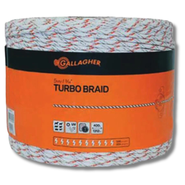 400m 5mm Equine Braid Hot Tape Wire for Horse Electric Fencing - Gallagher-Off Grid Living Supplies Australia