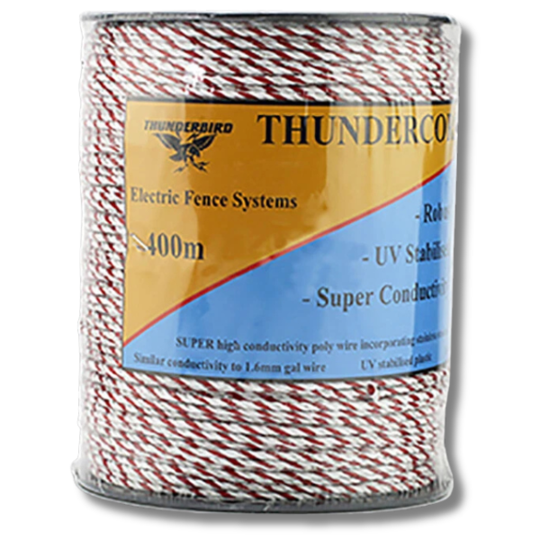400m Thundercord Electric Fencing Cord - Thunderbird-Off Grid Living Supplies Australia