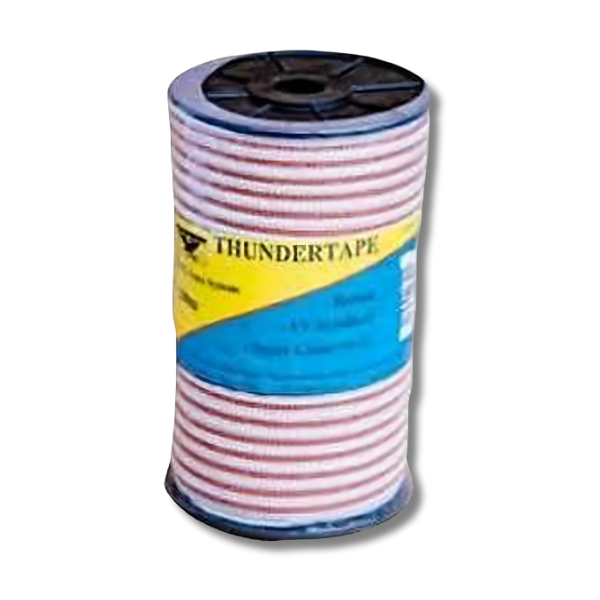 400m Thundertape Electric Fence Tape High Conductivity - Thunderbird-Off Grid Living Supplies Australia