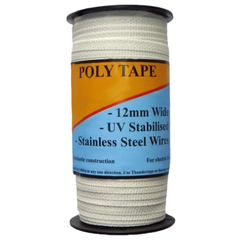 400m x 12mm Hot Tape Ribbon Wire for Farm Electric Fence-Off Grid Living Supplies Australia