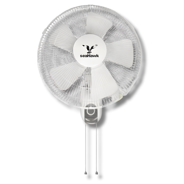 400mm Oscillating Wall Fan with 5 Blades Quiet Operation-Off Grid Living Supplies