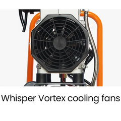 40L 2HP Silent Oil-Free Portable Electric Air Compressor with Twin Nitto Outlets