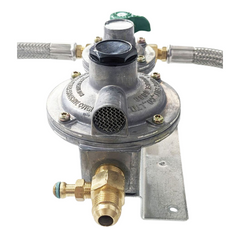 450mm Double Gas Regulator Assembly-Off Grid Living Supplies Australia