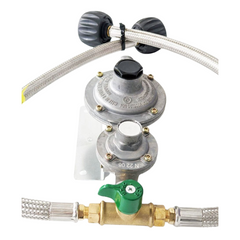 450mm Double Gas Regulator Assembly-Off Grid Living Supplies Australia