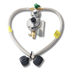 450mm Double Gas Regulator Assembly-Off Grid Living Supplies Australia