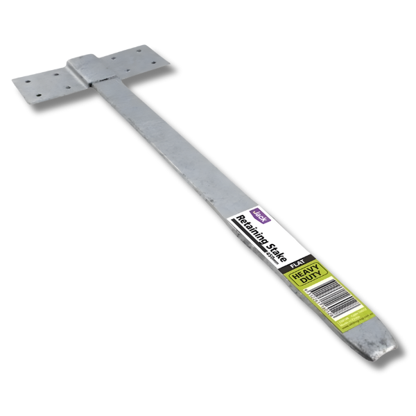 450mm Heavy Duty Flat Retaining Stake Jack for Farm Fencing-Off Grid Living Supplies Australia