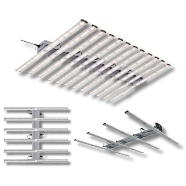 4FT 500W–1200W LED Grow Light High PPFD Commercial Fixture-Off Grid Living Supplies