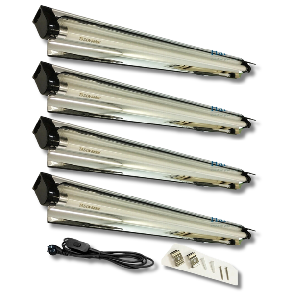 4FT 54W Full Spectrum T5 Grow Light 6400K for Microgreens-Off Grid Living Supplies