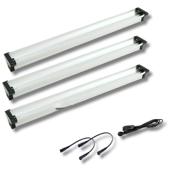 4FT LED Grow Light Bar 3x48W High Output for Hydroponics-Off Grid Living Supplies