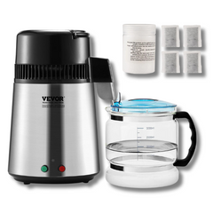 4L 750W Water Distiller with Glass Jar-Off Grid Living Supplies Australia