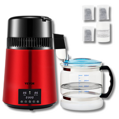 4L 750W Water Distiller with Timing & Dual Temperature Display-Off Grid Living Supplies Australia