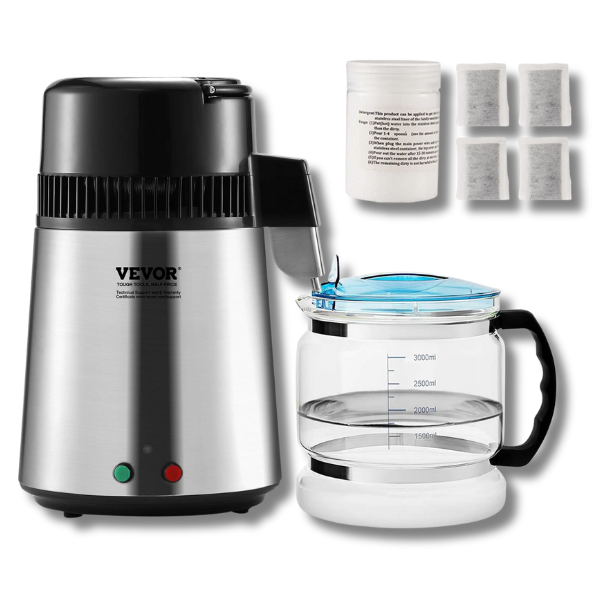 4L Countertop Water Distiller with Stainless Steel Interior-Off Grid Living Supplies Australia