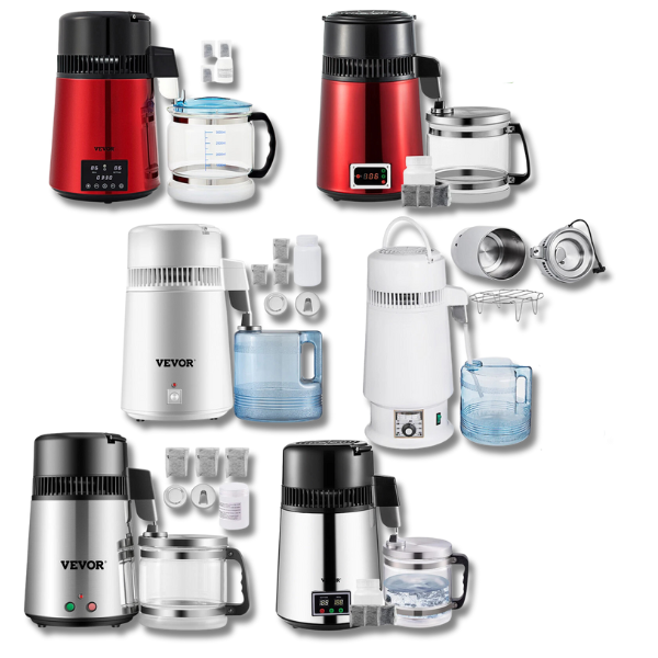 4L Stainless Steel Water Distiller & Purifier Filter-Off Grid Living Supplies Australia