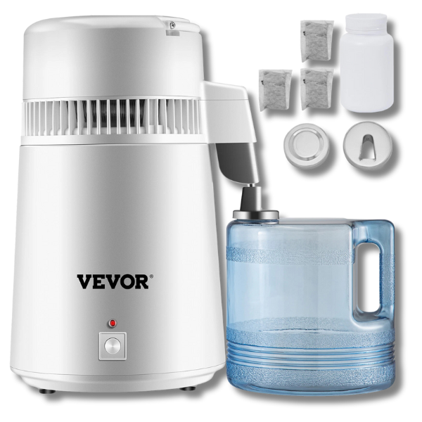 4L Stainless Steel Water Distiller with Internal Purifier Filter-Off Grid Living Supplies Australia