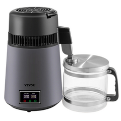 4L Water Distiller with Dual Temperature Display 750W - Grey-Off Grid Living Supplies Australia