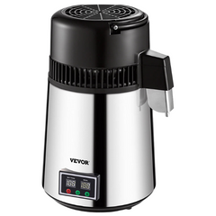 4L Water Distiller with Dual Temperature Display - Silver-Off Grid Living Supplies Australia