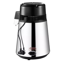 4L Water Distiller with Dual Temperature Display - Silver-Off Grid Living Supplies Australia