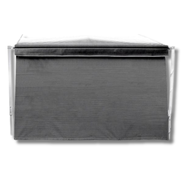 4.27M Sunblocker Long Side Wall Grey For Caravan & RVs-Off Grid Living Supplies Australia