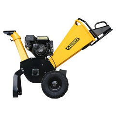 4.3KW 70P 3600 RPM Wood Chipper with Electric Start - Yellow / Black-Off Grid Living Supplies Australia